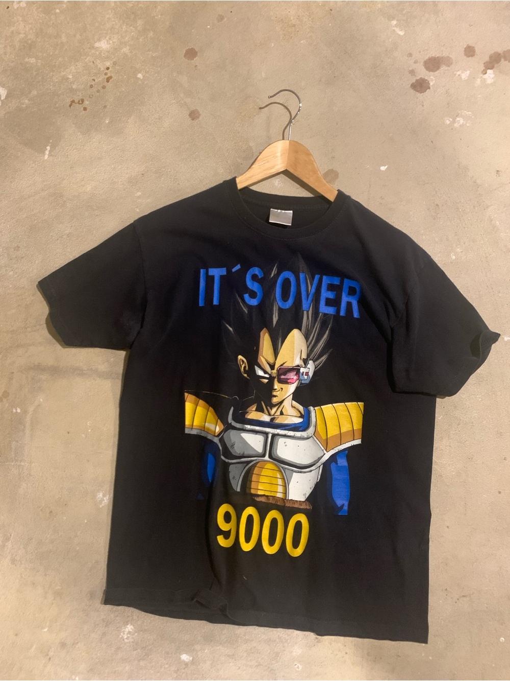 Black Dragon Ball Z Vegeta Graphic Tee - "It's Over 9000"